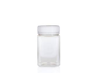 400ml Square PET Jar